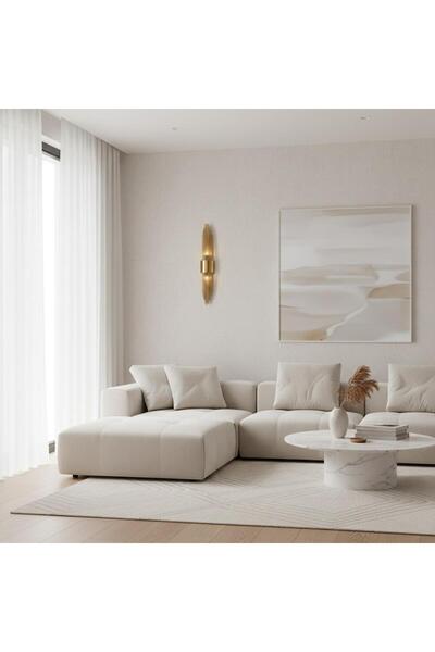 Elizim Home Lighting Elara Ledli Gold Pilli Aplik