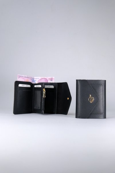 Boleine Women's Medium Wallet Hera Bl2001 Black