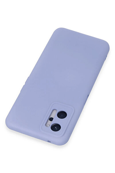 FREEDOM STOREE حافظة نيو فيس ريلمي 9I 4G من السيليكون المخملي الداخلي - ليلك