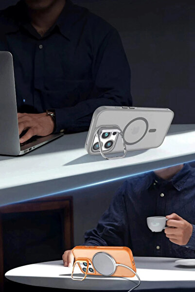 FREEDOM STOREE غطاء Joko Iphone 16 Pro Flat Lens Magsafe - برتقالي