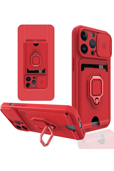 CT STONES حافظة Newface لهاتف iPhone 13 Pro من السيليكون مع بطاقة زيوما وحلقة...