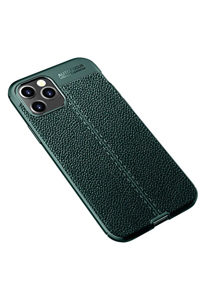 TBL DEKOR غطاء Newface لهاتف آيفون 12 برو ماكس بتركيز تلقائي - أخضر