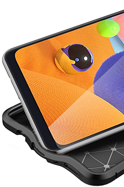 CT STONES غطاء Newface لهاتف Samsung Galaxy A31 بتركيز تلقائي - أحمر