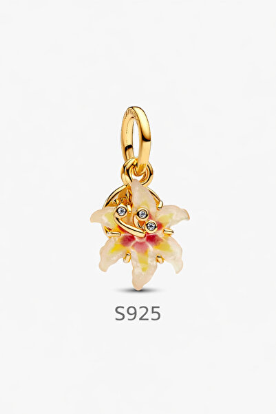 Hector&Co. Jewellery A925 Rapunzel Karanlıkta Parlayan Eşek Çiçeği Charm