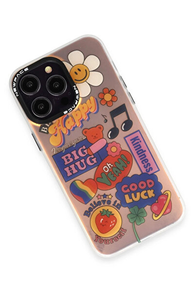 CT STONES نيوفايس حافظة ايفون 14 برو غطاء استوريل منقوش - استوريل - 15