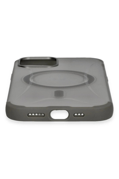 ZEMİRA HOME غطاء جوكو ايفون 12 هيلتون ماج سيف - رمادي تيتانيوم