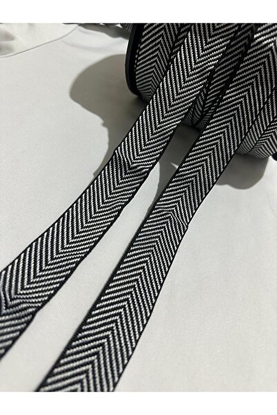 ULUPAMİR إكسسوار ملابس أسود وأبيض بطول 1 متر