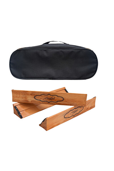 MSMETICARET Kişiye Özel Okey Takımı Büyük Boy - Kumaş Taşıma Çantalı | Melami...