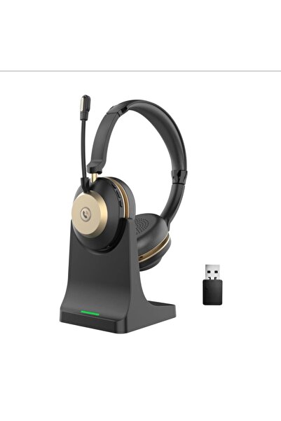 CerCip Wireless Headset BT-882, Charging Station, 50-hour Battery, Noise Canc...