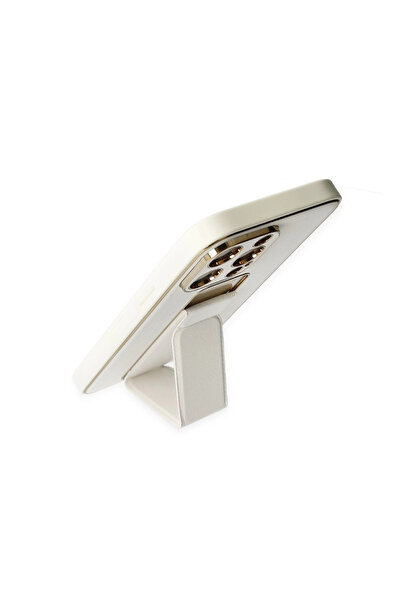 CT STONES غطاء حماية نيو فيس لهاتف ايفون 13 برو مصنوع من جلد كوكو - أبيض