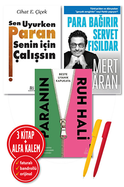 Destek Yayınları Alfa Kalem+Paranın Ruh Hali+Para Bağırır+Sen Uyurken Paran B...