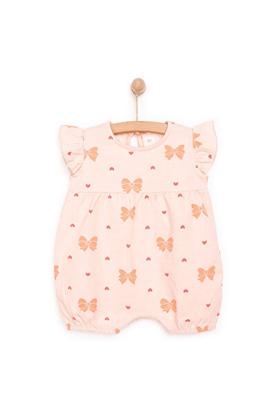 ebebek Hello Baby HelloBaby HelloBaby, Kız, Kısa Tulum, Fiyonk Baskılı, Çıtçı...