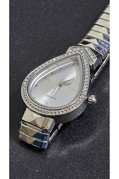 Clup Polo Damla Figürlü Zirkon İşlemeli Paslanmaz Çelik Kol Saati