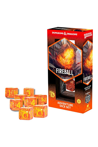 Sirius Dice – D&D: Fireball Dice Set