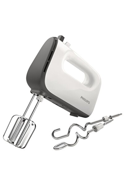 Philips Mixer de mana Viva Collection HR3740/00, 450 W, 5 viteze, Functie Tur...