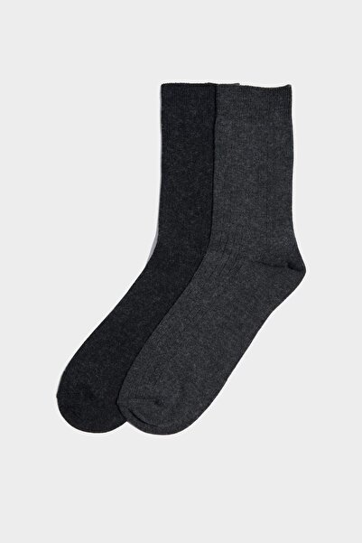 DeFacto Мъжки дълги вълнени чорапи, 2 чифта H1273AXNS