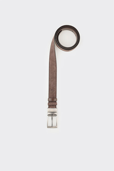 Elle Shoes Kahve Deri Erkek Kemer