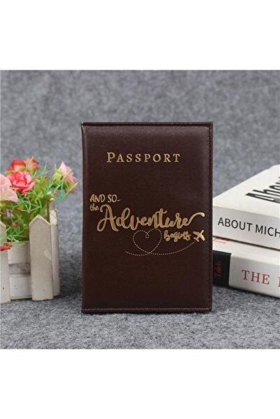 Fivy Faux Leather Passport Case