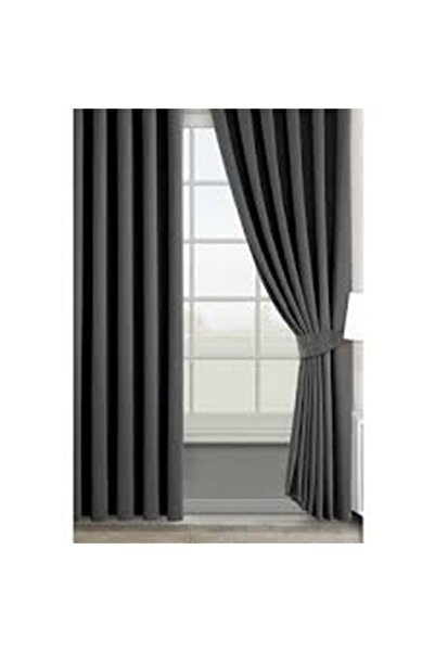 MRC Tekstil Thermal Blackout Light-Proof Satin Curtain – Maximum Light Blocki...