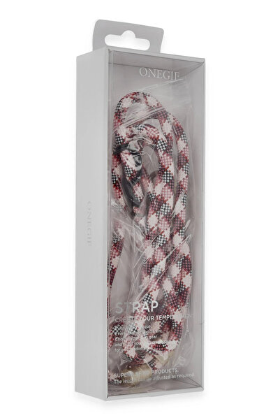 FREEDOM STOREE Onegif Ja Patterned Neck Strap - Brown