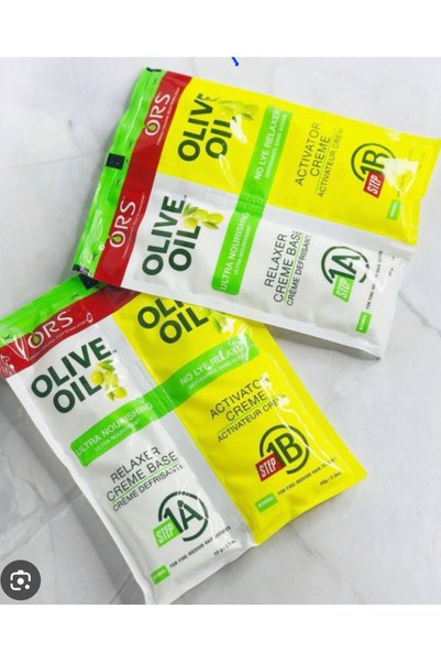 ORS OLIVE OIL RELAXER SACHET KIT