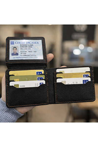 Bakani Leather Genuine Leather Men's Wallet – Stylish Wallet with Multiple Ca...