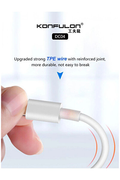 POYRAZ MARKET Konfulon Dc04 Super Fast Micro USB Cable 1m 2A