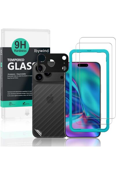 Generic واقي شاشة Ibywind لهاتف iPhone 17 Pro Max 5G، مقاس 6.9 بوصة، عبوة من ...
