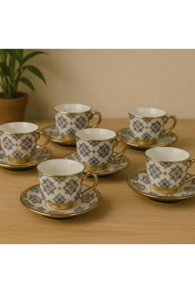 Generic Ceramic Cup Set - 6 Pieces