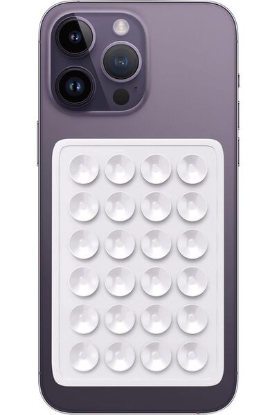 Generic حامل لاصق سيليكوني من SAYT لتثبيت الهاتف، حامل ملحقات جوال بدون استخد...