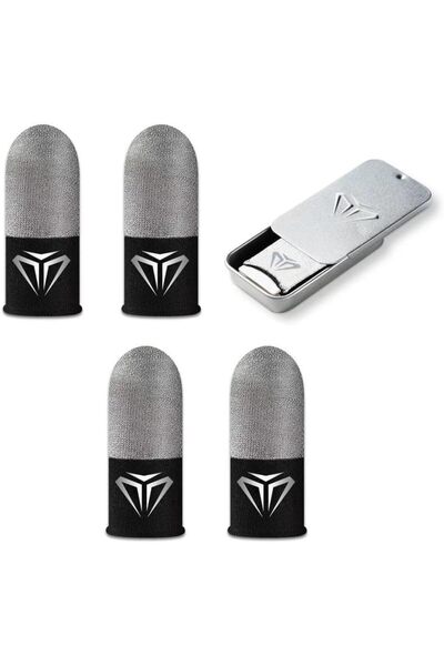 Generic أغطية أصابع للألعاب، 4 قطع غطاء إبهام بدون خياطة، ملحقات ألعاب محمولة...