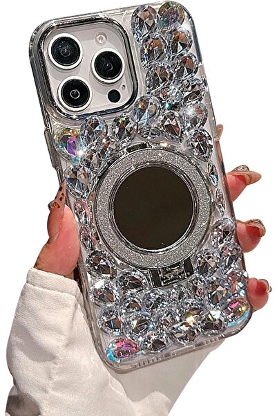 Generic X spring Magnetic Ring Stand Case, Luxury Bling Diamond Crystal Phone...