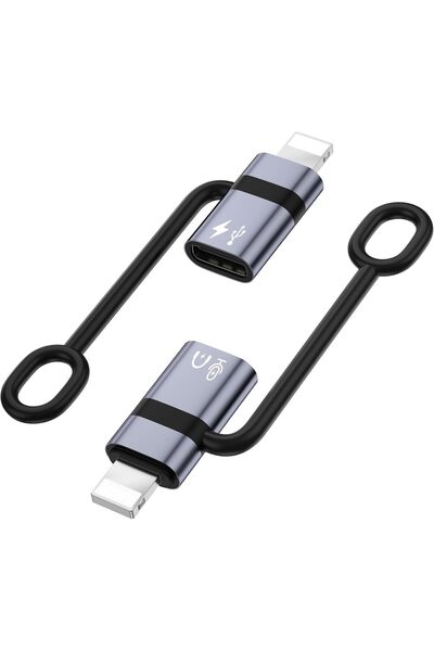 Generic USB C to Lightning OTG Adapter Connects Phones Tablets to USB Flash D...