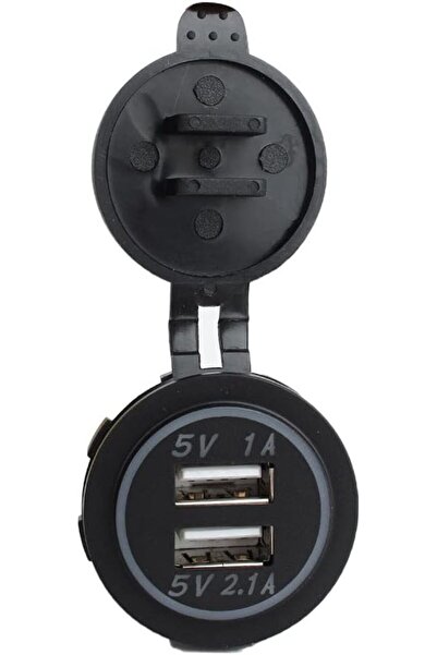 Generic فيوز مزود بمنفذي USB دائريين بقوة 3.1 أمبير