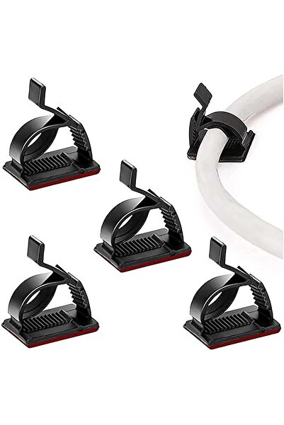 Generic Tazweeq 50 Adjustable Cable Management Clips, Adhesive Organizer, Adh...