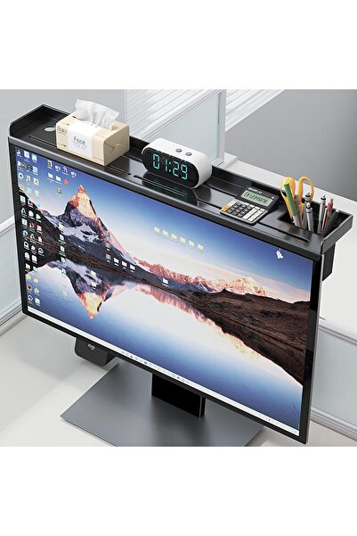 Generic رف علوي للتلفزيون من XICEN، حامل كمبيوتر مثبت على الحائط، حامل شاشة م...