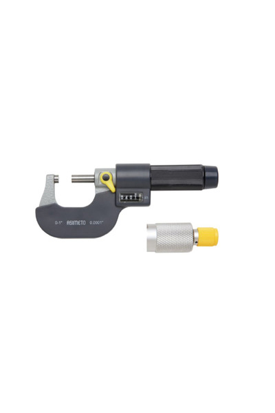 Asimeto Numaratörlü Dış Çap Mikrometre 0-25mm AS-108010