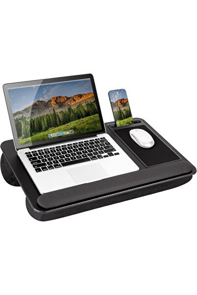Generic LAPGEAR Home Office Pro Lap Desk with Wrist Rest, Mouse Pad, and Phon...