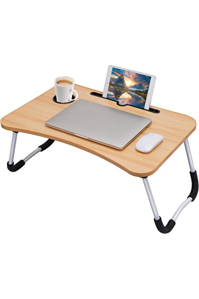 Generic طاولة كمبيوتر محمول قابلة للطي من هوسجوي، صينية تقديم إفطار للسرير، ط...
