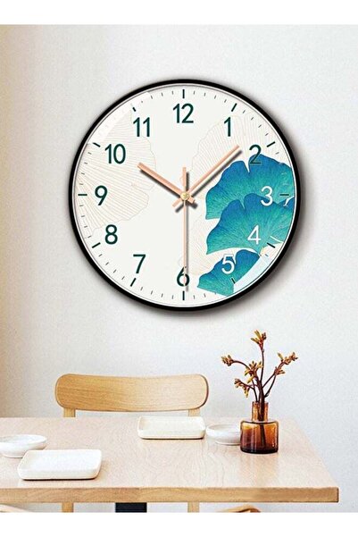 DOMEET Creative Wall Clock, 10 inch Modern Battery Operated Wall Clocks, Roun...