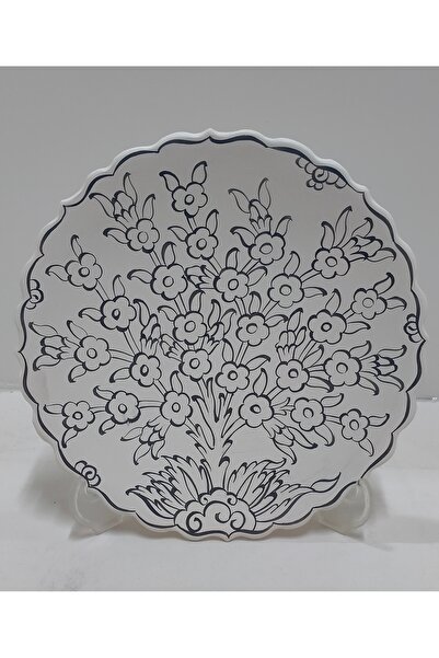 Home İznik SiriuS Çini 18 cm çapında tahrirli çini dekoratif tabak