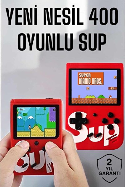 Lisinya Yeni Nesil Çocuklara Özel SUP 400 Oyunlu Mini El Konsolu -