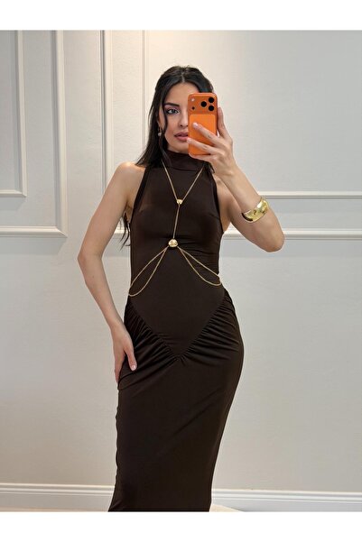 Miyasa Rochie model pește cu accesorii