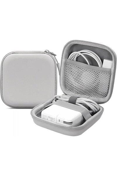 Generic Azonee Leather Eva Digital Storage Bag, Charger Protective Case, 4.4"...