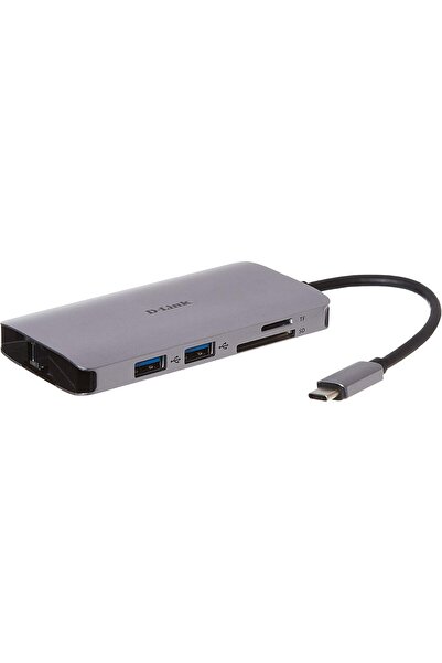 Generic D-Link DUB-M810 8‑in‑1 USB‑C Hub with HDMI/Ethernet/Card Reader/Power...