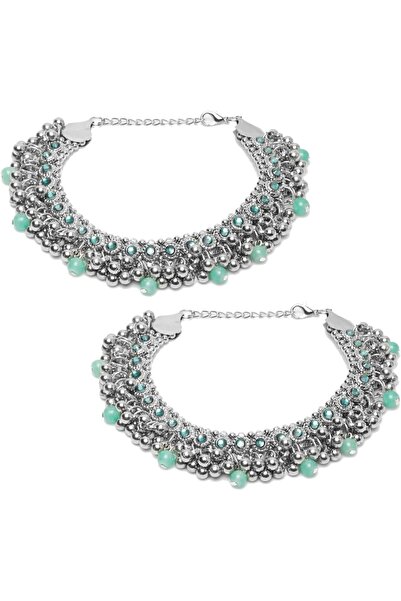 Generic Jewelery German Silver Plated Stylish Handmade Anklets For Girls And ...
