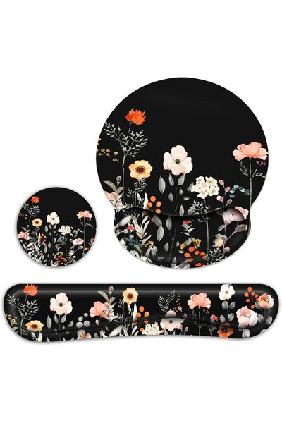 Generic Azonee Mouse Pad with Wrist Rest and Keyboard Wrist Rest Set, Memory ...