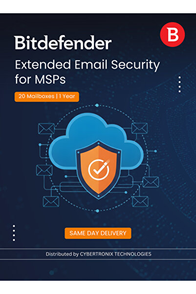 BITDEFENDER Extended Email Security for MSPs 20 Mailboxes| Digital License | ...