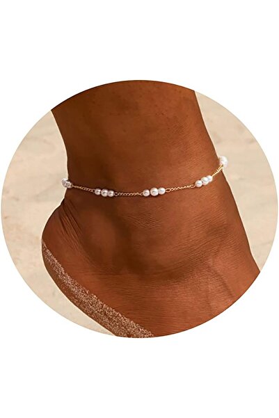 Generic Gold Layered Ankle Bracelets For Women Layering Anklets Set Bracelet ...