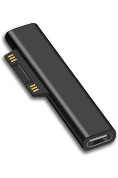 Generic محول شحن Surface Connect إلى USB-C، أسود أساسي (موصل فقط، عبوة واحدة)...